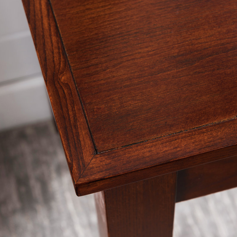 Hutsonville Creek Wood Laptop Desk in Mission Oak
