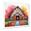 Impression sur toile Barn Symmetry Pointillism I-1845941657-1845941662