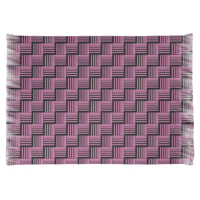 Chenille Striped Indoor Rug