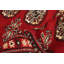 Tapis rouge foncé Malayka Peshawar Bokhara 2 pi 7 po x 4 pi 0 po