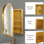 Miroir de salle de bain moderne et simple avec tablettes réglables-449410722