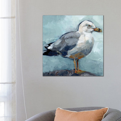 Seagull Stance I 1 Piece Wrapped Canvas Painting