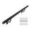 Wall Mounted Stair Handrail, 1215mm Pipe Staircase Handrail, Black Galvanized Aluminum, 32mm Pipe Diameter, Indoor&Outdoor Staircase Railing, Industrial Hand Rail for Steps, Security Baluster-127113058