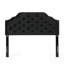 Tête de lit tapissier capitonnée de taille grand, tête de lit en bois massif avec pieds en métal durables, tête de lit grand à hauteur réglable avec garniture cloutée, tête de lit en tissu au design moderne capitonné-1195635444