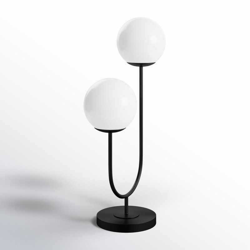 Ruby Metal Table Lamp, Blackened Bronze