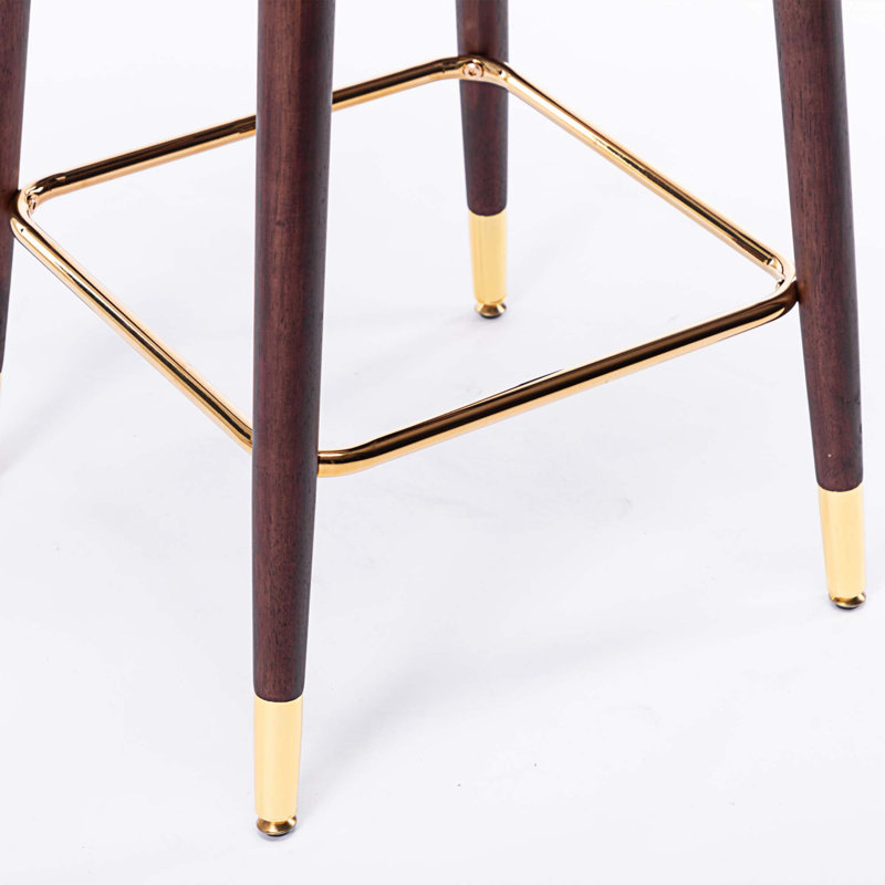 Ensemble de 2 tabourets de bar Delasia, Beige