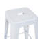 Ensemble de 4 tabourets de bar en métal sans dossier avec assemblage sans outil et conception peu encombrante-732023547-732023548-732023551