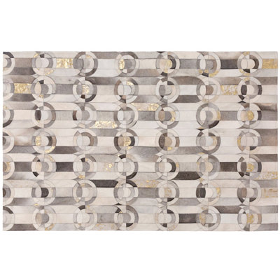 Art Hide Cowhide Area Rug in Gray