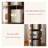 Nut-Brown Modern Solid wood Standard Bookcase