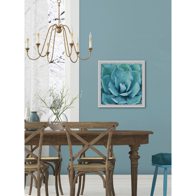 Thriving Succulent - Single Picture Frame Painting, 51 cm H x 51 cm W