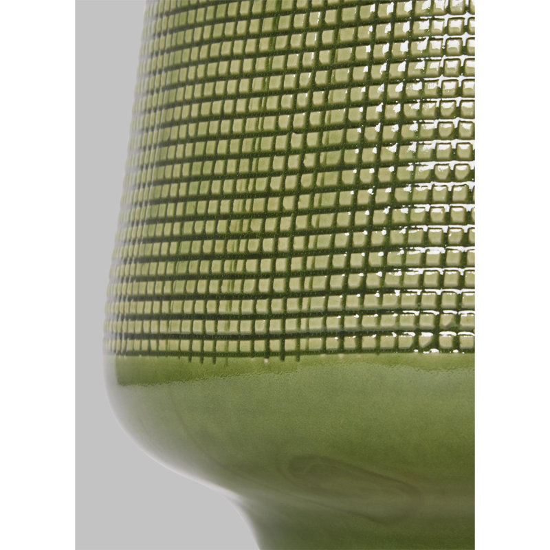 Lampe de table 1 lumière Inelle, Vert, H 19,25 po x l 10 po x P 10 po