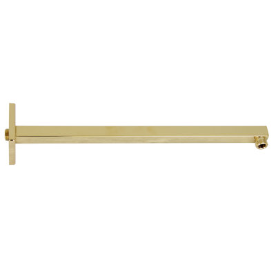 Wallmount Modern Square Shower Arm with Flange