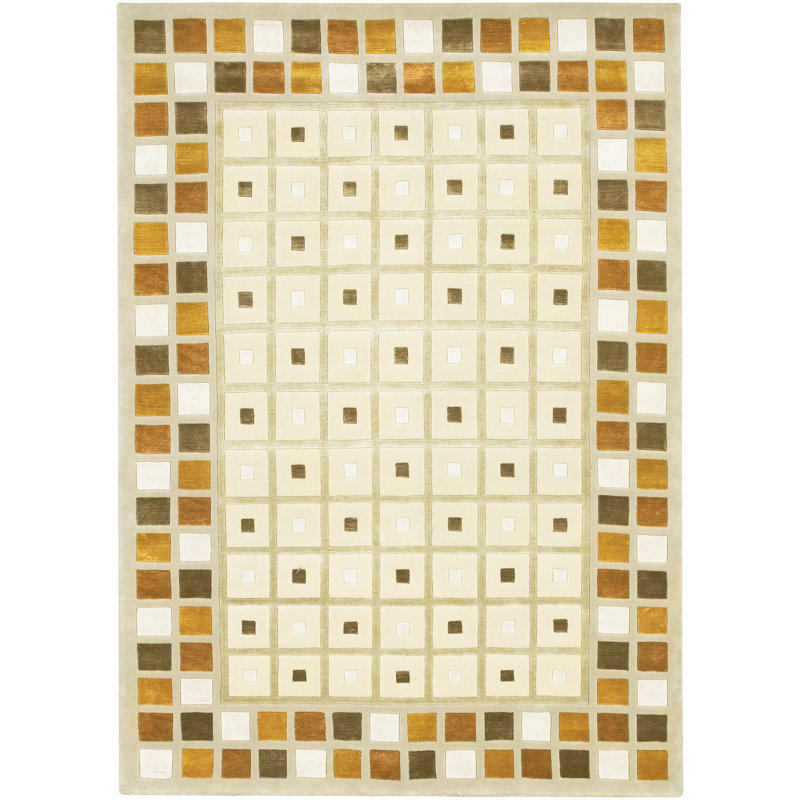 Aadi Brown/Tan Area Rug, Rectangle 7'9" x 10'6"
