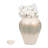 Boho Metal Iron Jar with Artistic Glaze - Handcrafted Decorative Accent in Eclectic Contemporary Style-1841407040