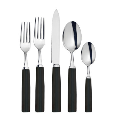 Broggi Dakar Wenge Stainless Steel Flatware Set