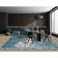Abstract Area Rug in Turquoise/Gray/Ivory-90304538