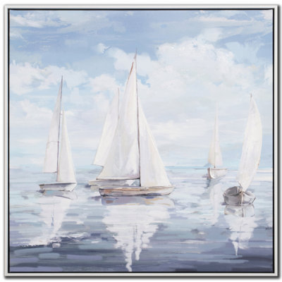 Voilier, symphonie I, art mural sur toile