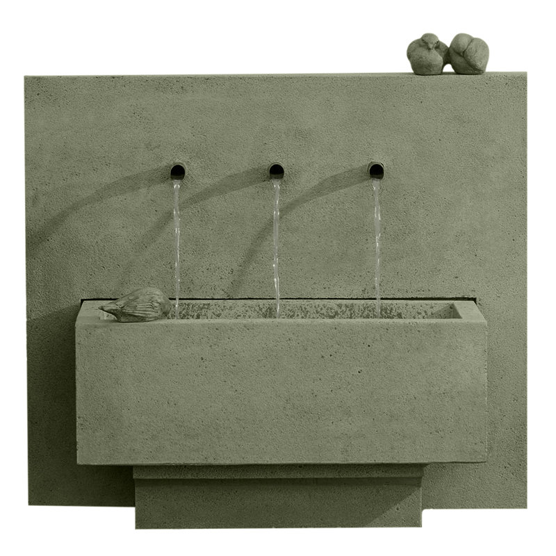X 3 Fountain, Copper Bronze