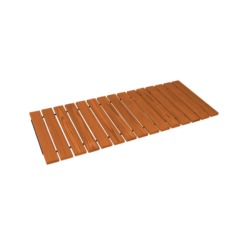 Passerelle Rejendra, Teinture cèdre, H 1 po x l 60 po x P 24 po