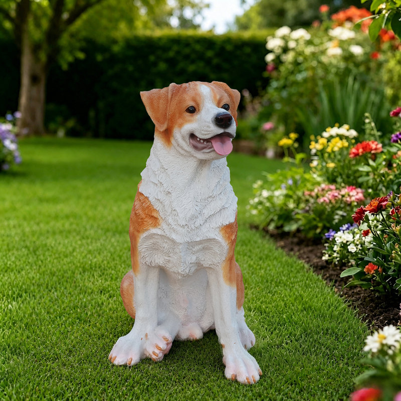 Lifelike Hound Dog Statue