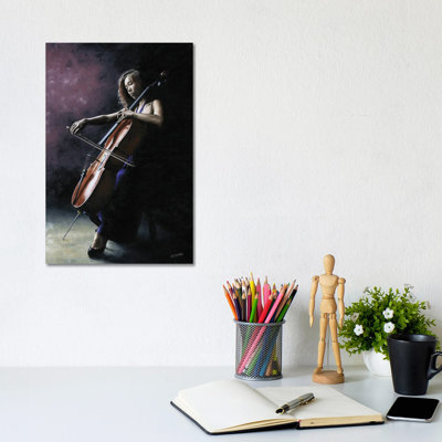 Emotional Cellist by Richard Young - Gallery-Wrapped Canvas Giclée on Canvas