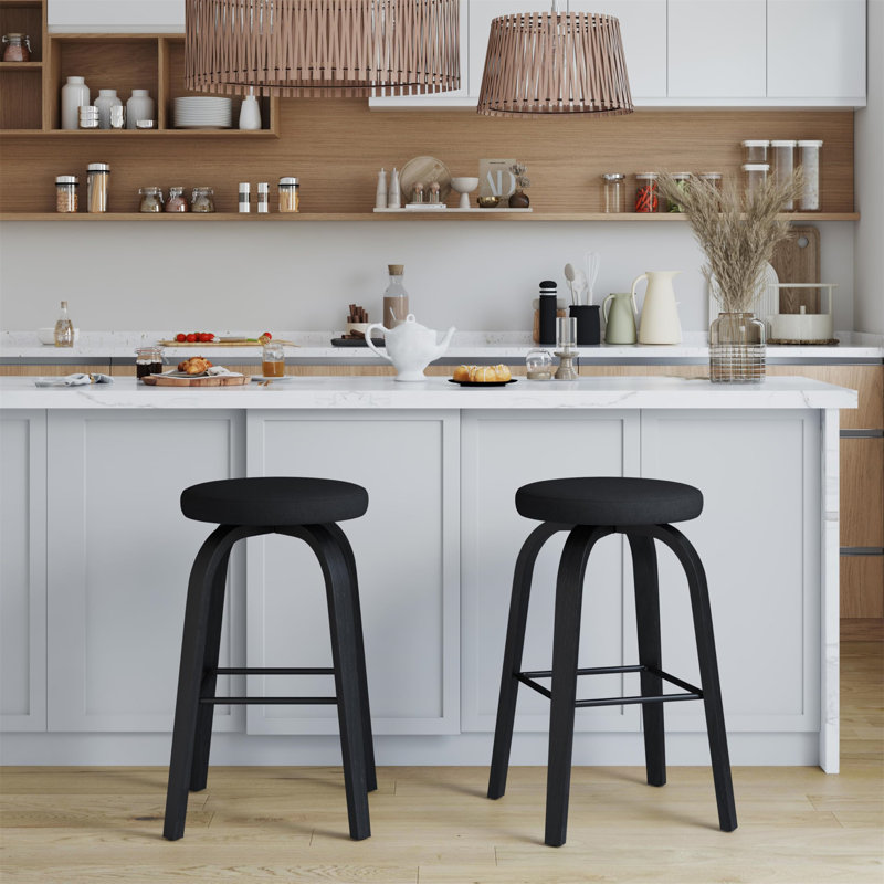 Ensemble de 2 tabourets de bar pivotants (seulement chaises de salle à manger)