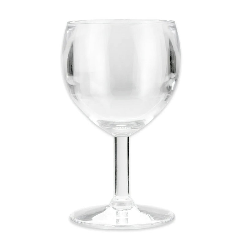 G.E.T. GET SW-1406-1-SAN-CL BPA-Free Break-Resistant Plastic Wine Glasses,  6 Ounce, Clear (Set of 12) | Wayfair
