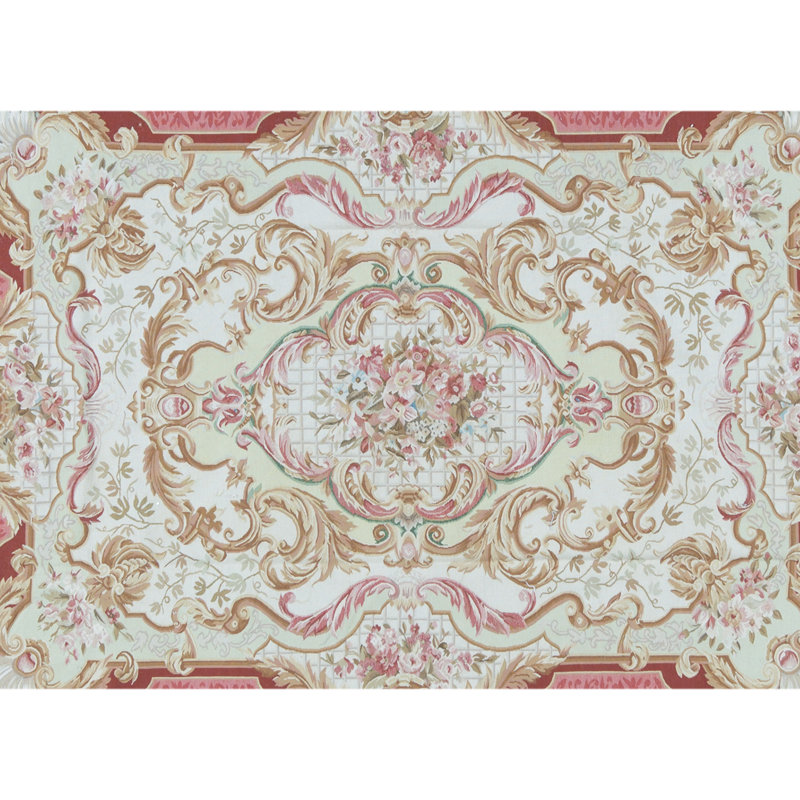 Aubusson Renaissance Wool Oriental Area Rug