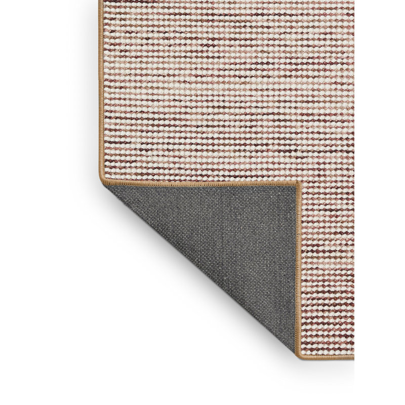 Beige contemporain/Tapis décoratif brun, Rectangle 7 pi x 10 pi