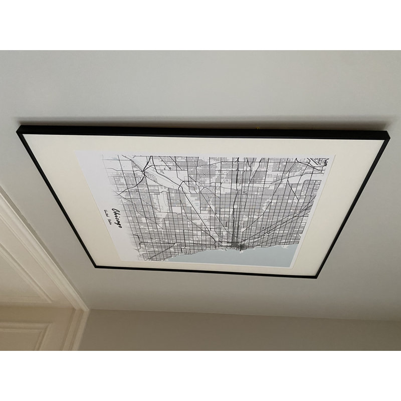 " Chicago Map ", White