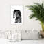 White Horse Galloping Animals - Single Picture Frame Print-586570338-586570337