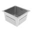 Évier de cuisine rectangulaire encastré en acier inoxydable moderne et minimaliste Modern-123259424