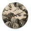 Horloge murale en bois massif Weikert-1707038050