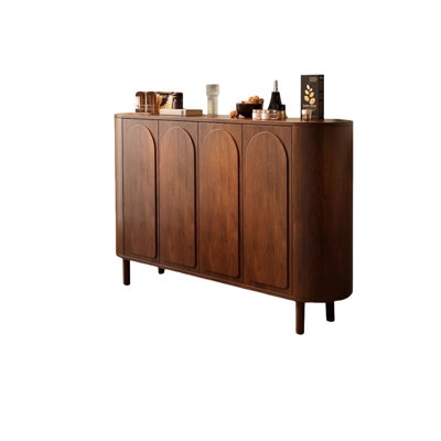 Living room locker against the wall side cabinet