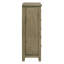 Ensemble de chambre à coucher 3 pièces Ashgrove Vineyard Oak Queen avec lit plateforme de rangement, commode et chiffonnier