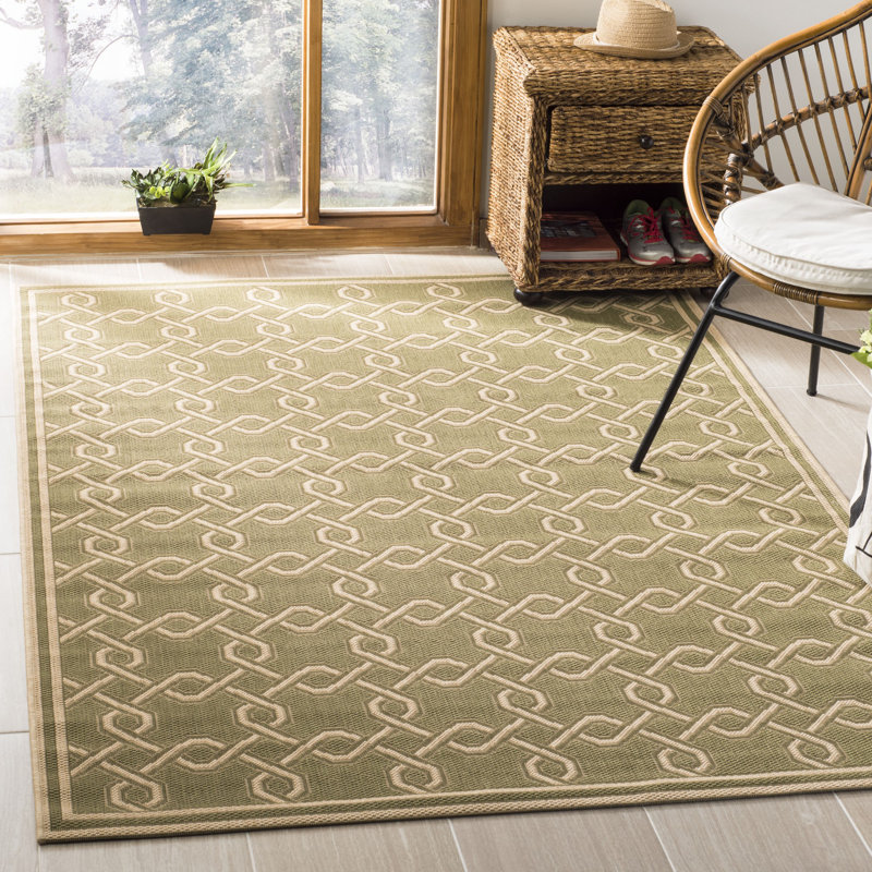 Martha Stewart Performance Geometric Indoor/Outdoor Area Rug, Rectangle 5'3" x 7'7"