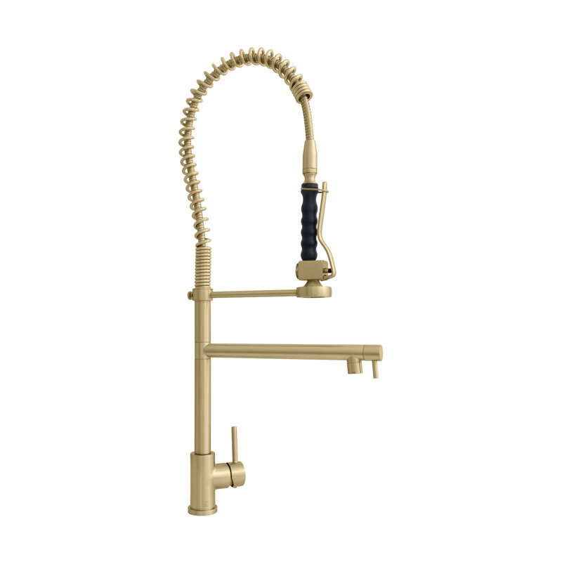 ZLINE Van Gogh Kitchen Faucet, Champagne Bronze