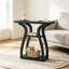 Console de style campagnard avec rangement pour l'entrée, table de canapé étroite pour le salon, table de couloir en bois rustique pour le vestibule, derrière le canapé