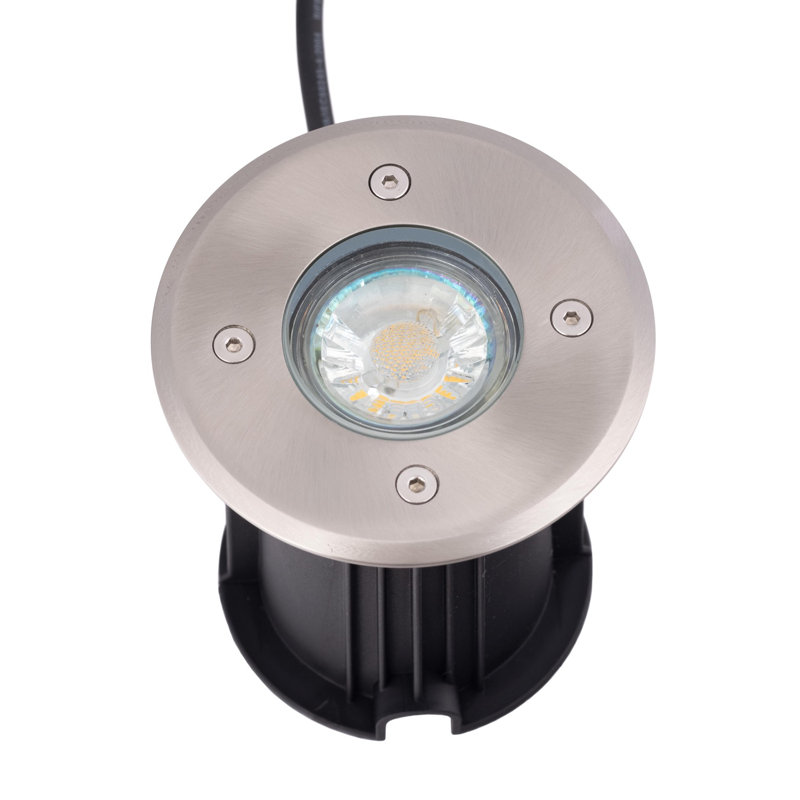 Cohocton Brushed Stainless Steel Metal Pathway Light
