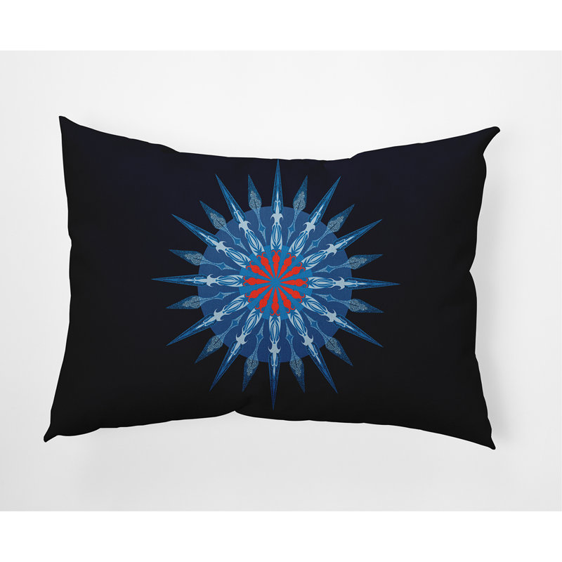  Housse et insert de coussin extérieur Sea Wheel, Bleu marine