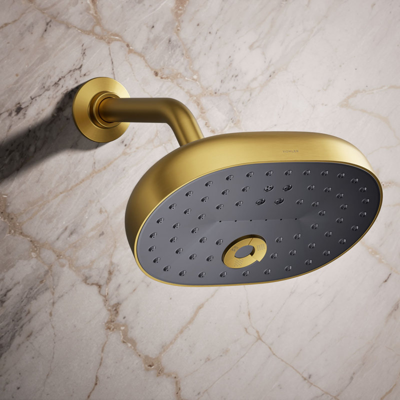 Pomme de douche multifonctionnelle 2,5 gallons par minute avec la technologie d'induction d'air Katalyst