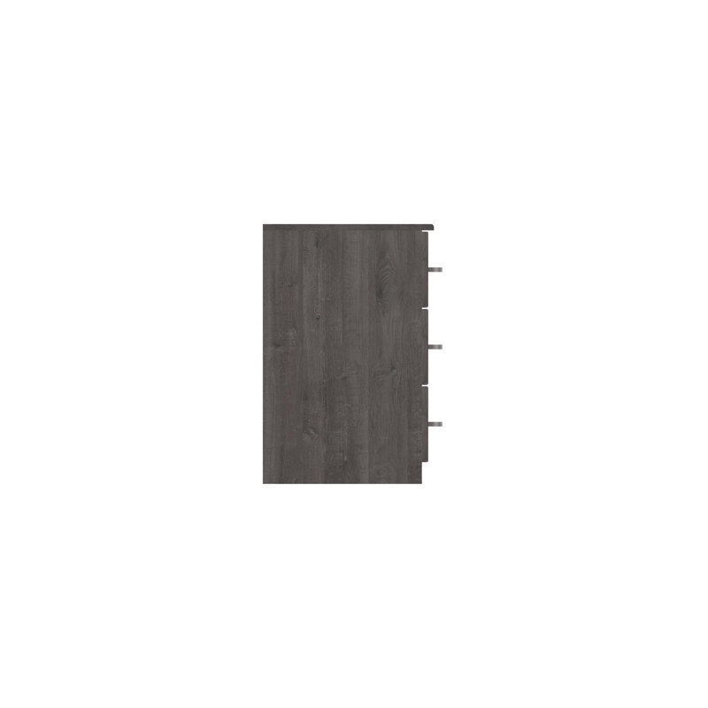 Bushnell 38.3cm W Manufactured Wood Bedside Table, Dark Grey