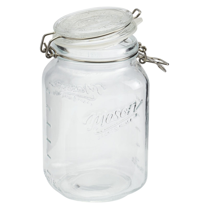 Vintage Storage Jars Glass Mason Jar - Set of 1