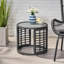 Table d'appoint - élément gris, profondeur de 17,83 po x largeur 16,38 po, table de comptoir à boissons, l 17,93 po de largeur, H 11,98 lb, bureau de placement-844346442