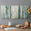 Birch River Walk - ensemble de 3 peintures sur toile tendue-1325321902