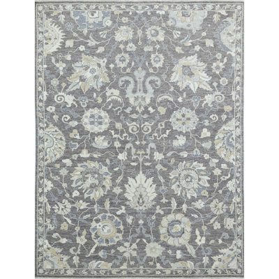 Handmade Wool Floral Area Rug