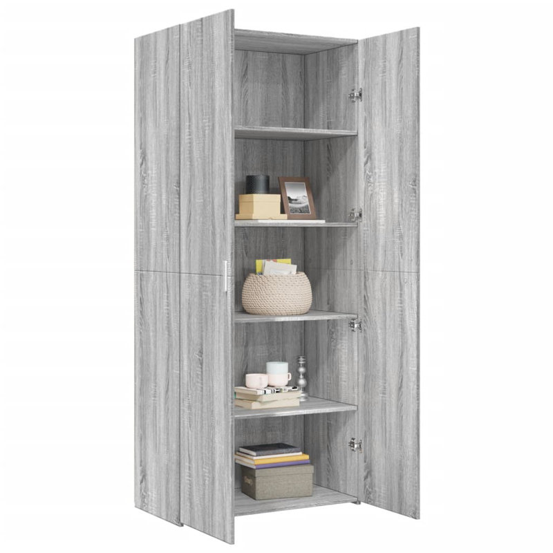 Rosbury 80cm Sideboard, Grey/Sonoma