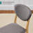 2-Piece Mid-Century Modern Wood & Upholstered Dining Chair Set-548594521-548594465