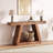 55" Narrow Console Table, 2-Tier Entryway Table for Hallway, Living Room, Foyer & Office-538998761