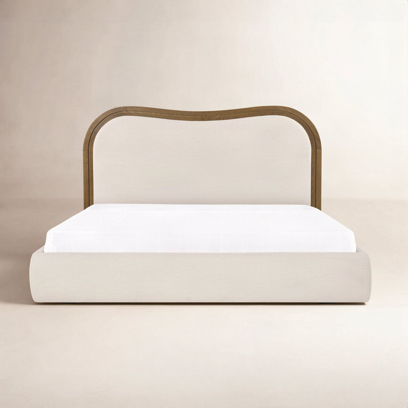 Grand lit Chon avoine, White, Queen